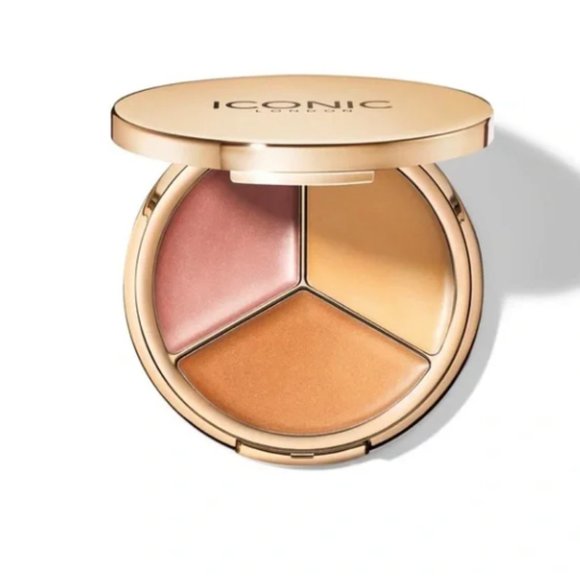 Ulta Dewy Glow Highlighter Cream Trio Iconic London Highlight Illuminateur NEW! - Picture 1 of 9